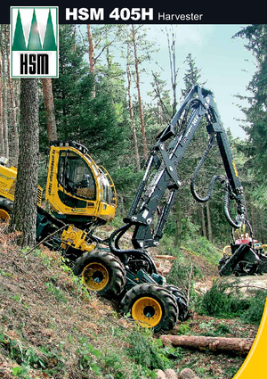 Колесни харвестъри HSM 405 H1 8WD