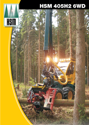 Колесни харвестъри HSM 405 H2 6WD
