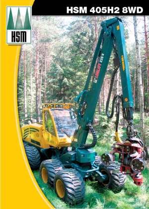 Колесни харвестъри HSM 405 H2 L 8WD