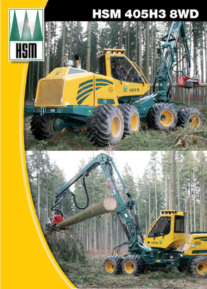 Колесни харвестъри HSM 405 H3 8WD