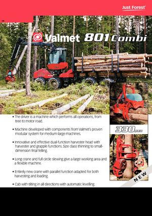 Колесни харвестъри Valmet 801 Combi