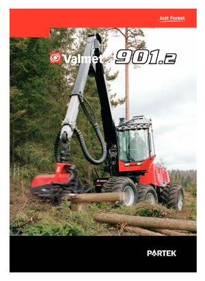 Колесни харвестъри Valmet 901.2