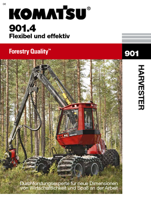 Колесни харвестъри Komatsu 901.4