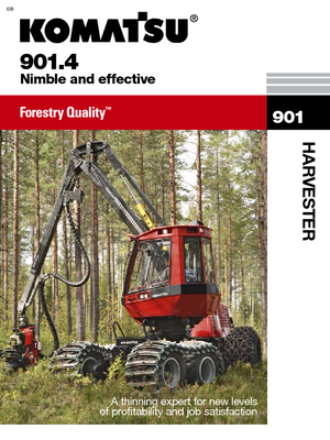 Колесни харвестъри Komatsu 901.4