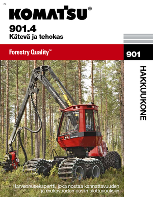 Колесни харвестъри Komatsu 901.4