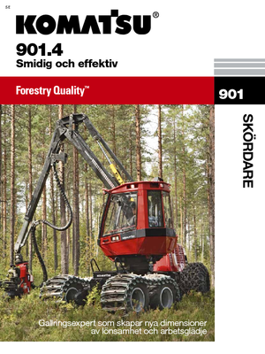 Колесни харвестъри Komatsu 901.4