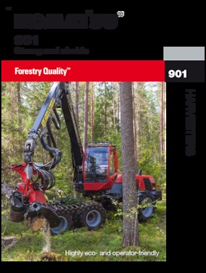 Колесни харвестъри Komatsu 901