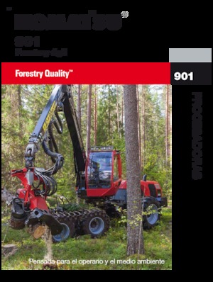 Колесни харвестъри Komatsu 901