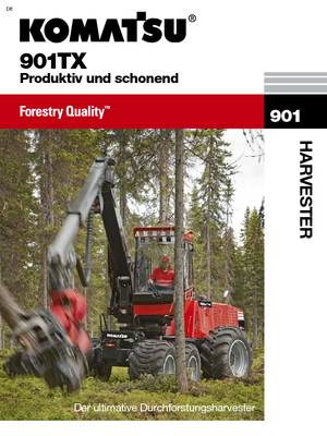 Колесни харвестъри Komatsu 901 TX.1