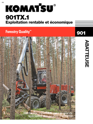 Колесни харвестъри Komatsu 901 TX
