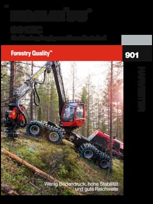 Колесни харвестъри Komatsu 901XC