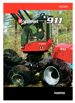 Колесни харвестъри Valmet 911.1