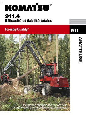 Колесни харвестъри Komatsu 911.4