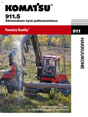 Колесни харвестъри Komatsu 911.5