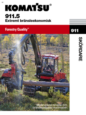 Колесни харвестъри Komatsu 911.5