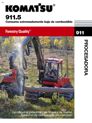 Колесни харвестъри Komatsu 911.5