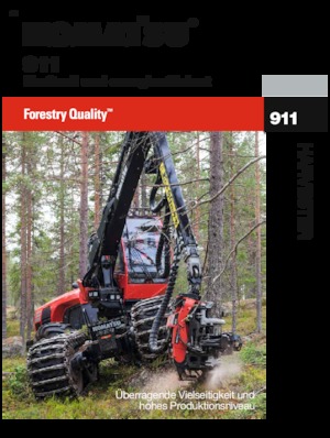 Колесни харвестъри Komatsu 911