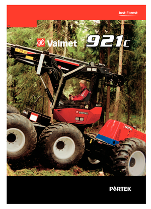 Колесни харвестъри Valmet 921 C