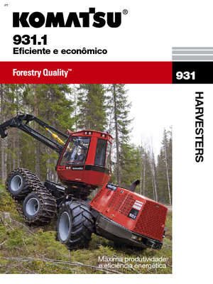 Колесни харвестъри Komatsu 931.1