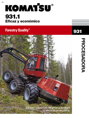 Колесни харвестъри Komatsu 931.1