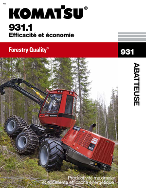 Колесни харвестъри Komatsu 931.1