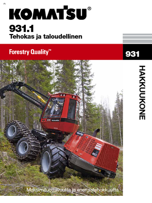 Колесни харвестъри Komatsu 931.1