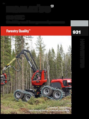 Колесни харвестъри Komatsu 931XC