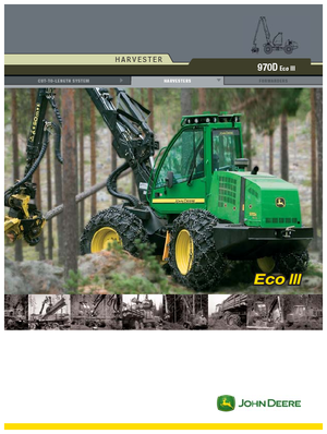 Колесни харвестъри John Deere 970 D Eco III
