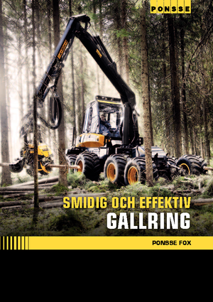 Колесни харвестъри Ponsse Fox