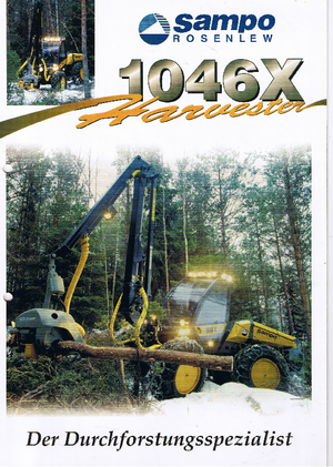 Колесни харвестъри Sampo Rosenlew SR 1046 X