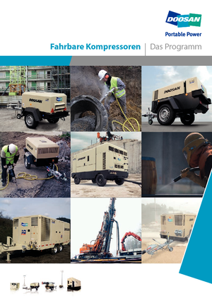Преносими компресори за въздух - дизелови, електрически, бензинови Doosan 12/250