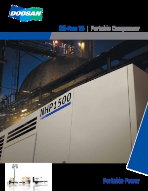 Преносими компресори за въздух - дизелови, електрически, бензинови Doosan NHP 1500 WCU 