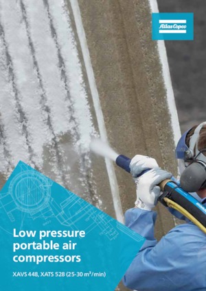 Преносими компресори за въздух - дизелови, електрически, бензинови Atlas Copco XAVS 448 SD