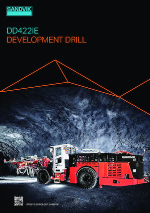 Хоризонтално насочващи се сондажни машини Sandvik DD422iE