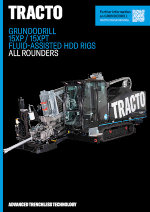 Хоризонтално насочващи се сондажни машини TRACTO-Technik Grundodrill 15 XP