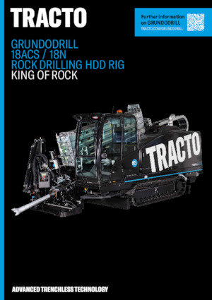 Хоризонтално насочващи се сондажни машини TRACTO-Technik Grundodrill 18 ACS