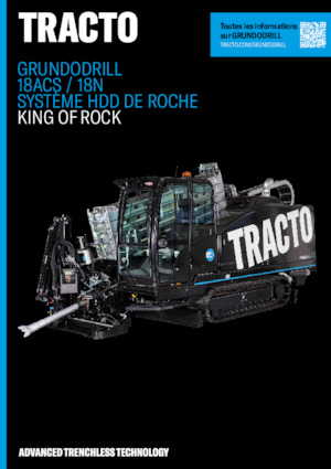 Хоризонтално насочващи се сондажни машини TRACTO-Technik Grundodrill 18 ACS