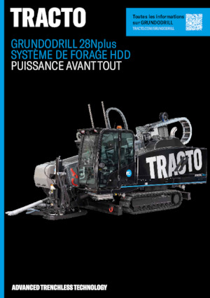 Хоризонтално насочващи се сондажни машини TRACTO-Technik Grundodrill 28 N plus