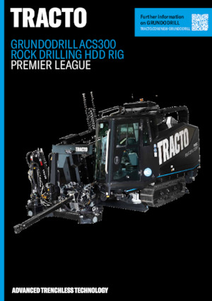 Хоризонтално насочващи се сондажни машини TRACTO-Technik Grundodrill ACS 300