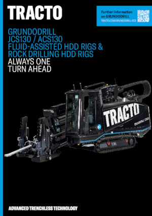 Хоризонтално насочващи се сондажни машини TRACTO-Technik Grundodrill ACS 130