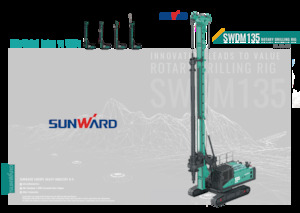 Хоризонтално насочващи се сондажни машини Sunward SWDM135