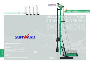 Хоризонтално насочващи се сондажни машини Sunward SWDM245