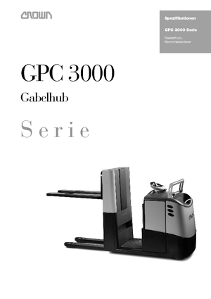 Машини за събиране на поръчки Crown GPC 3045-1.2