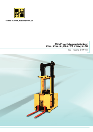 Машини за събиране на поръчки Hyster K0.6M
