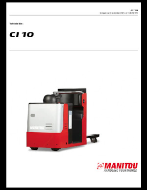 Машини за събиране на поръчки Manitou CI 10
