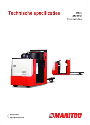 Машини за събиране на поръчки Manitou CI 12 PF