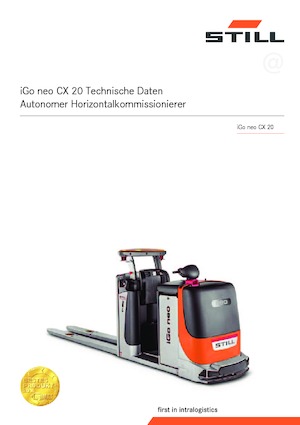 Машини за събиране на поръчки Still iGo neo CX 20