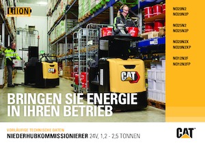 Машини за събиране на поръчки Caterpillar NO20N2X