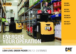 Машини за събиране на поръчки Caterpillar NO20N2X