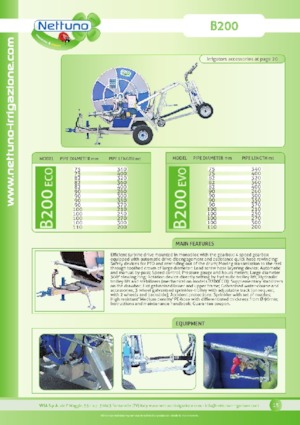 Макари за маркучи Nettuno B200 evo 110/250